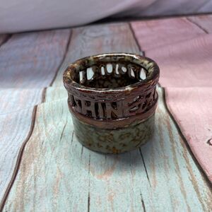 “Let Your Light Shine” Candle Holder 2” Votive Excellent Preloved Condition